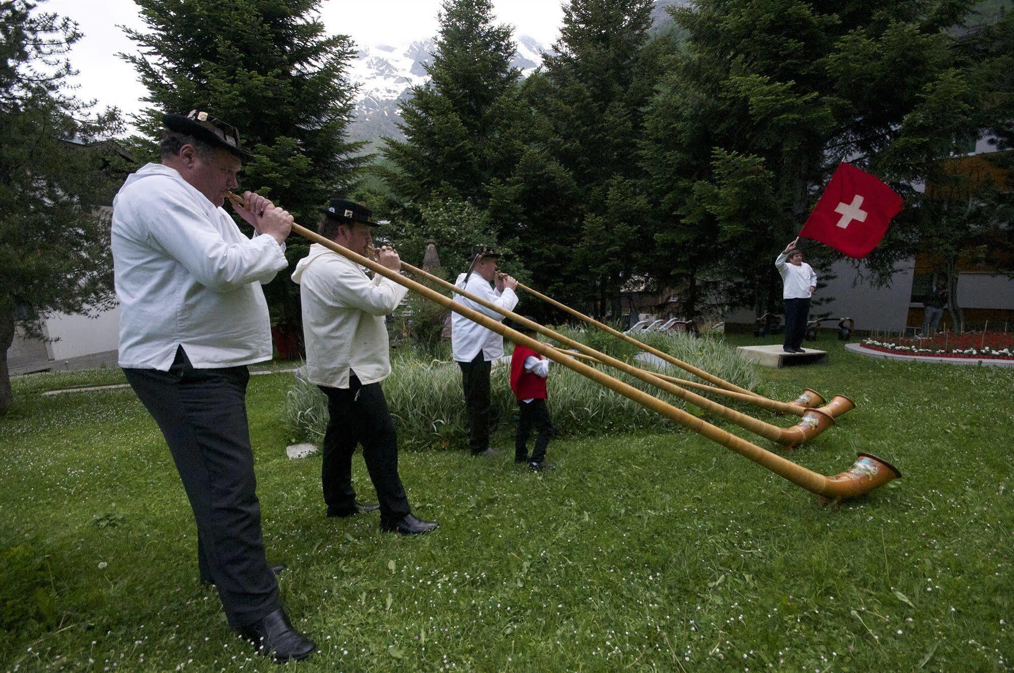 Swiss Family Hotel Alphubel Saas Fee Kültér fotó